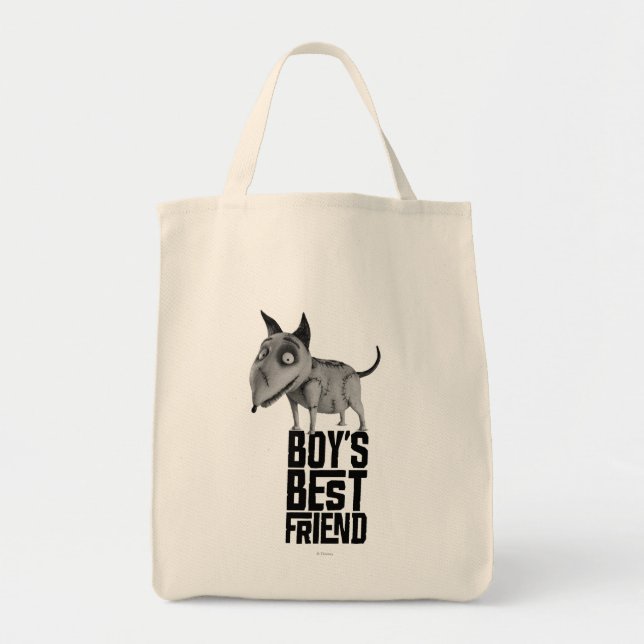 Sparky: Boy's Best Friend Tote Bag (Front)