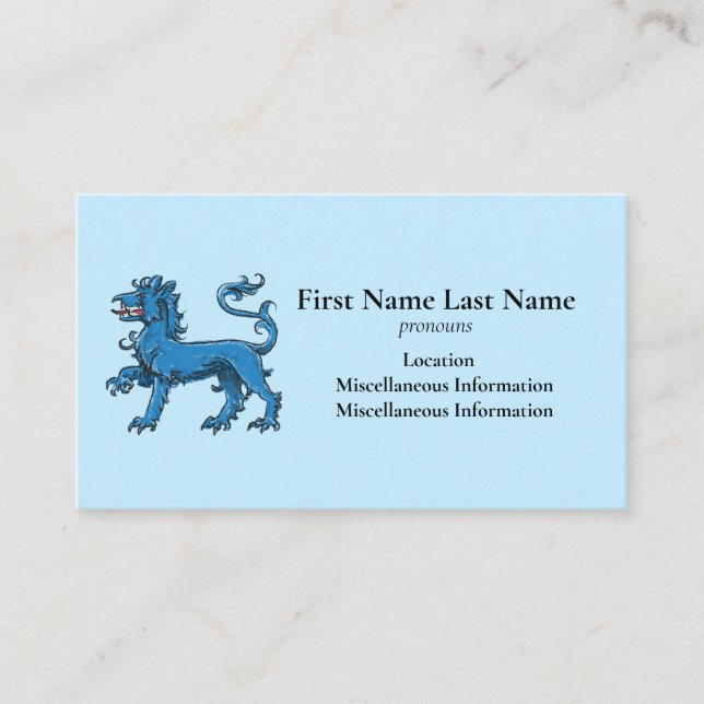 Sparky Business Card (Front)