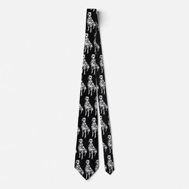 Sparky Dalmatian Dog Neck Tie (Front)