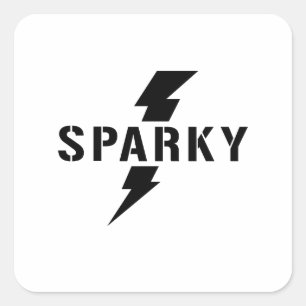 Sparky Electrician Sticker
