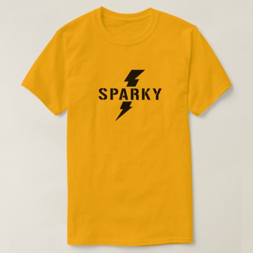 Sparky Electrician T_Shirt