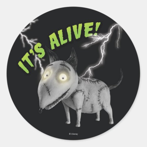 Sparky Its Alive Classic Round Sticker