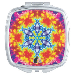 Sparky Kaleidoscope Compact Mirror