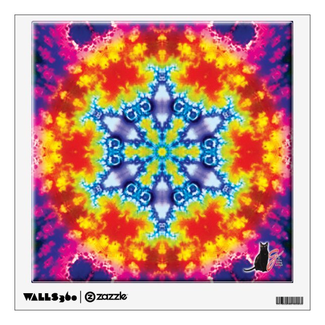 Sparky Kaleidoscope Wall Decal (Front)