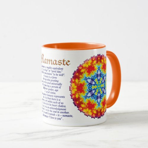 Sparky Namaste Mug