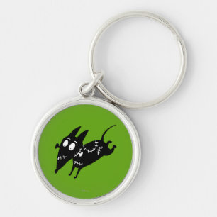 Sparky Running Silhouette Keychain