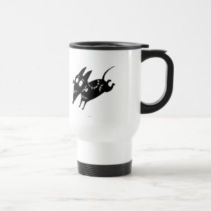 Sparky Running Silhouette Travel Mug