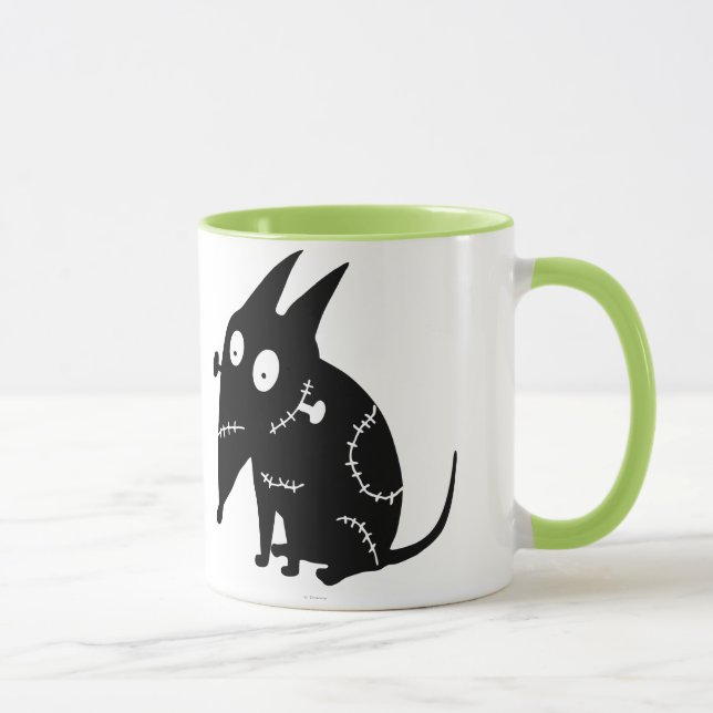 Sparky Sitting Silhouette Mug (Right)