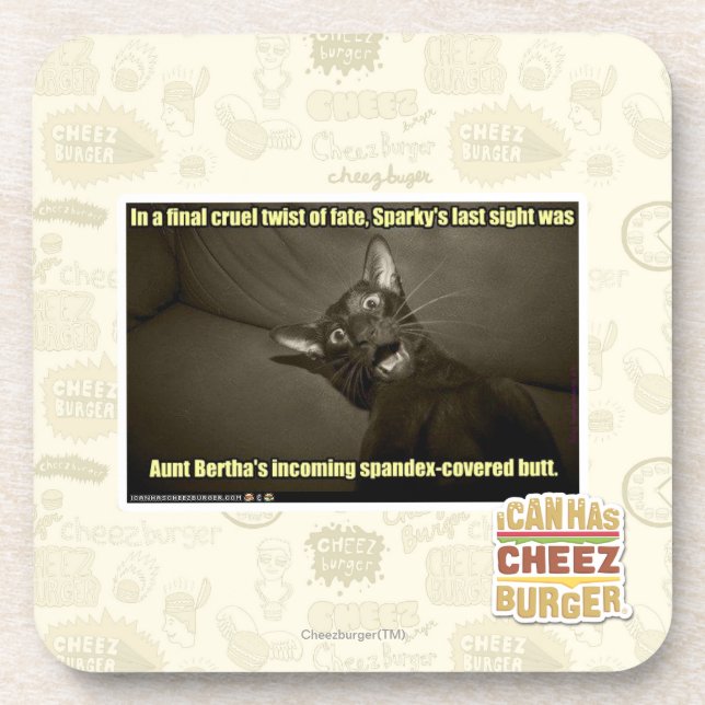 Sparky's last sight beverage coaster (Front)