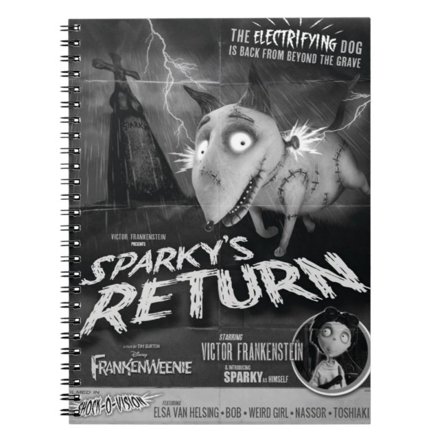 Sparky's Return Movie Poster Notebook (Front)