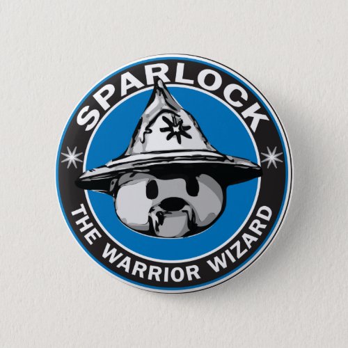 Sparlock the Warrior Wizard Button