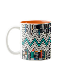 SPARRE teal Two-Tone Coffee Mug