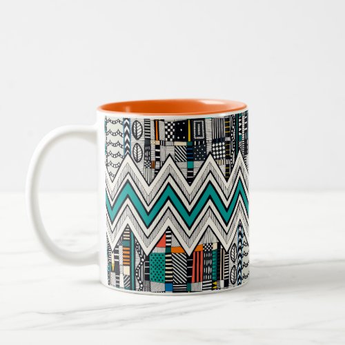 SPARRE teal Two-Tone Coffee Mug