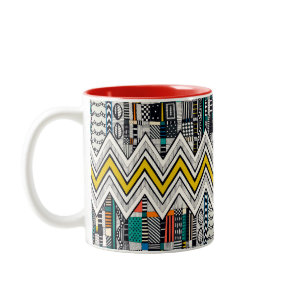 SPARRE yellow Two-Tone Coffee Mug