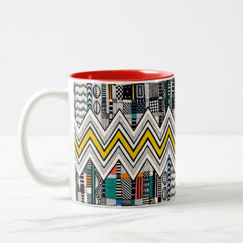 SPARRE yellow Two-Tone Coffee Mug