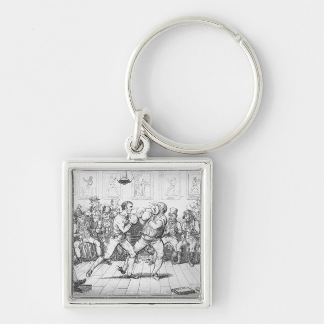 Sparring, 1817 keychain (Front)