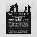 Sparring Match, Boxing Class Advert Flyer<br><div class="desc">Sparring Match,  Boxing Class Advert Flyers By The Business Card Store.</div>