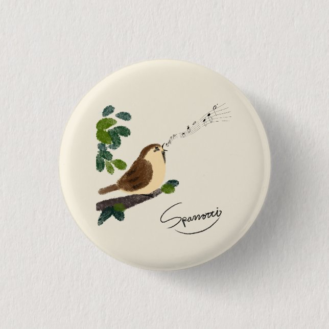 Sparrotti! スパロッティ！ button (Front)