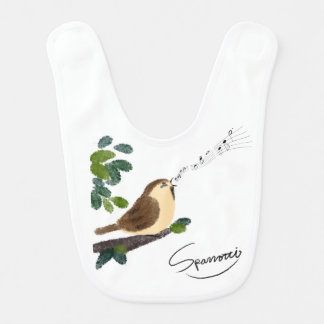 Sparrow スズメ Sparrotti! スパロッティ！ Baby Bib