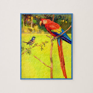 sparrow and parrot jigsaw puzzle