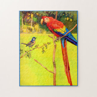 sparrow and parrot jigsaw puzzle