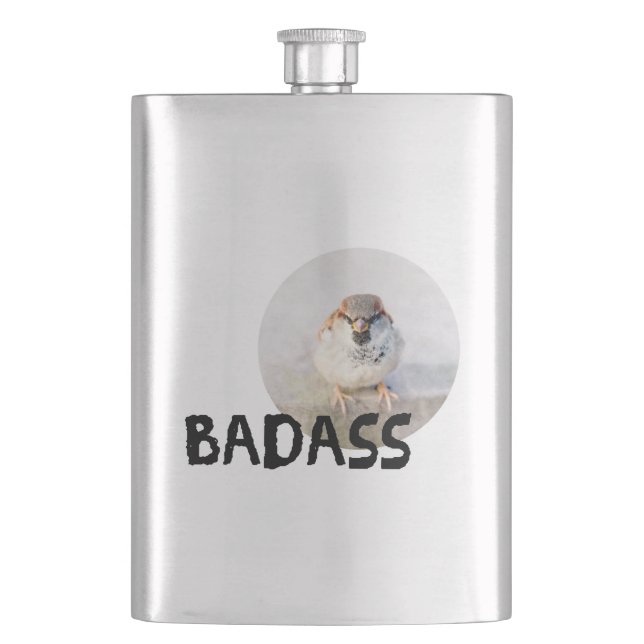 Sparrow - Badass Flask (Front)
