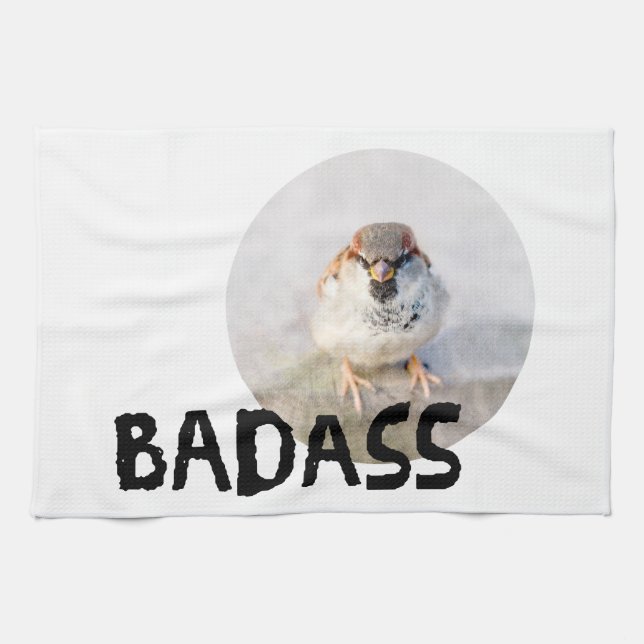 Sparrow - Badass Kitchen Towel (Horizontal)