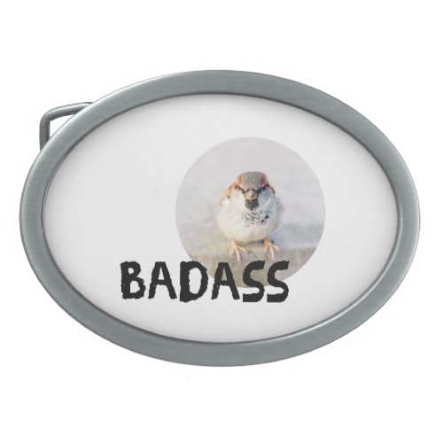 Sparrow _ Badass Oval Belt Buckle