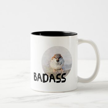 Sparrow - Badass Two-tone Coffee Mug by DigitalSolutions2u at Zazzle