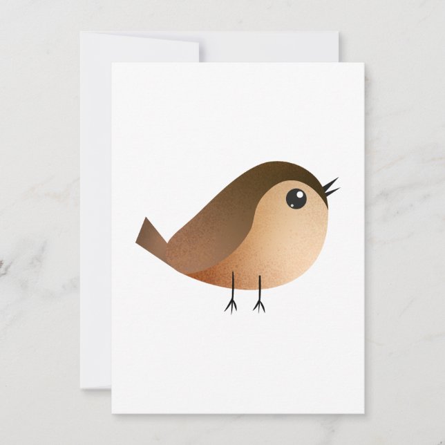 Sparrow Bird Cartoon  (Front)
