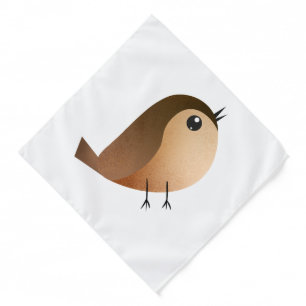 Sparrow Bird Cartoon Bandana