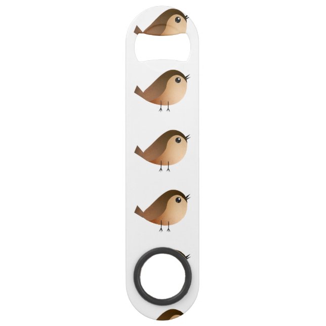 Sparrow Bird Cartoon   Bar Key (Front)