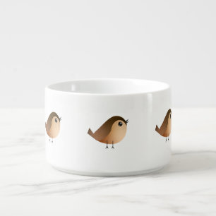 Sparrow Bird Cartoon   Bowl