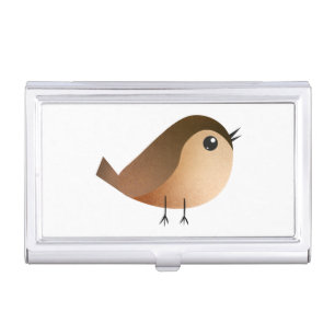 Sparrow Bird Cartoon Business Card Case