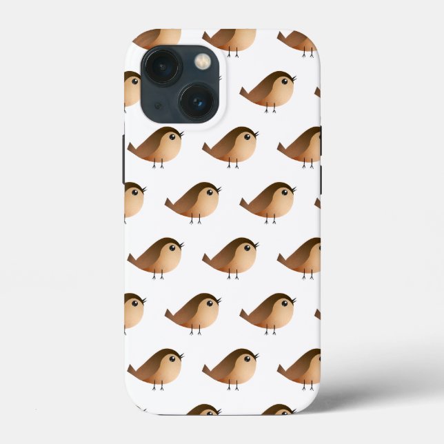 Sparrow Bird Cartoon   Case-Mate iPhone Case (Back)