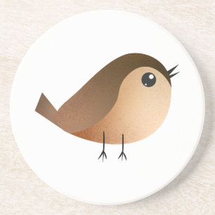 Sparrow Bird Cartoon Coaster
