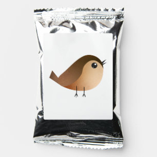 Sparrow Bird Cartoon Coffee Drink Mix