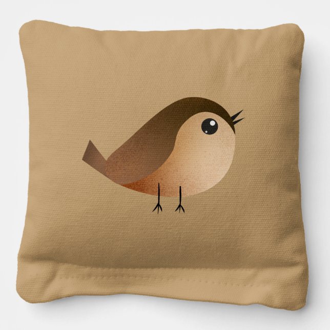 Sparrow Bird Cartoon  Cornhole Bags (Front)