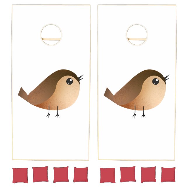Sparrow Bird Cartoon  Cornhole Set (Set)