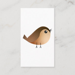 Sparrow Bird Cartoon   Discount Card