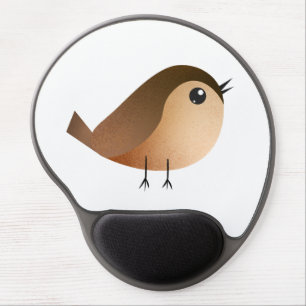 Sparrow Bird Cartoon Gel Mouse Pad