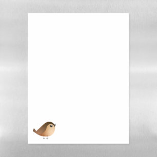 Sparrow Bird Cartoon   Magnetic Dry Erase Sheet