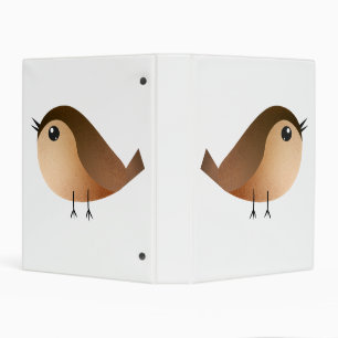 Sparrow Bird Cartoon Mini Binder
