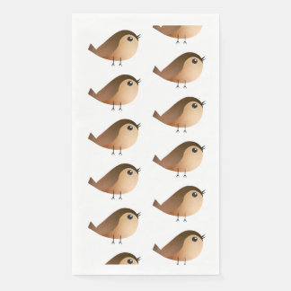 Sparrow Bird Cartoon  Paper Guest Towels