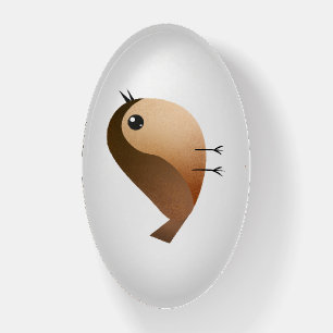 Sparrow Bird Cartoon Paperweight