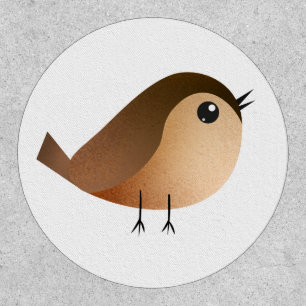 Sparrow Bird Cartoon Patch