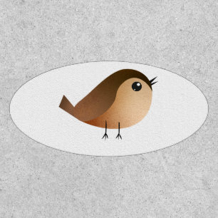 Sparrow Bird Cartoon Patch