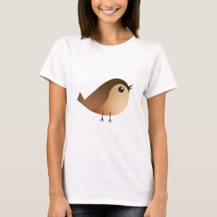 Sparrow Bird Cartoon T-Shirt