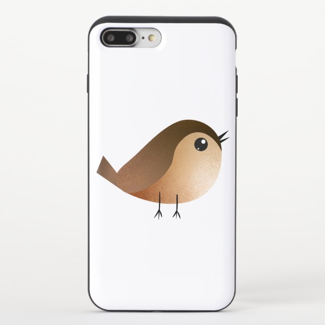 Sparrow Bird Cartoon  Uncommon iPhone Case (Back)