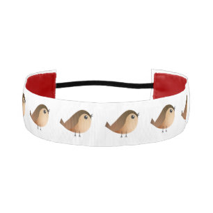Sparrow Bird Cartoon v Athletic Headband